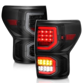 Anzo 311337 - Plank Style LED Tail Lights (Black Housing, Smoke Lens)