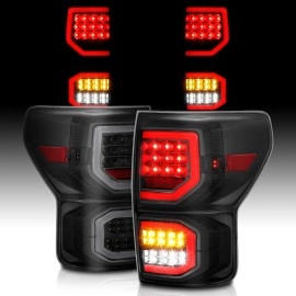 Anzo 311337 - Plank Style LED Tail Lights (Black Housing, Smoke Lens)