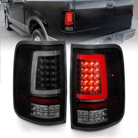Anzo 311343 - C-Bar Style LED Tail Lights (Black Housing, Smoke Lens)
