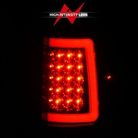 Anzo 311343 - C-Bar Style LED Tail Lights (Black Housing, Smoke Lens)