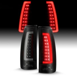 Anzo 311345 - C-Bar Style LED Tail Lights (Black Housing, Smoke Lens)