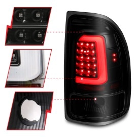 Anzo 311348 - Bar Style LED Tail Lights (Black Housing, Smoke Lens)