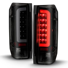 Anzo 311351 - C-Bar Style LED Tail Lights (Black Housing, Smoke Lens)