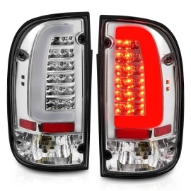 Anzo 311355 - LED Tail Lights (Chrome Housing, Clear Lens)
