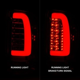 Anzo 311355 - LED Tail Lights (Chrome Housing, Clear Lens)