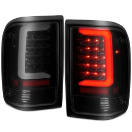 Anzo 311360 - C-Bar Style LED Tail Lights (Black Housing, Smoke Lens)