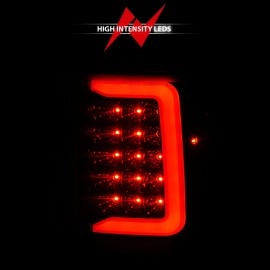Anzo 311360 - C-Bar Style LED Tail Lights (Black Housing, Smoke Lens)