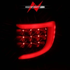 Anzo 311366 - C-Bar Style LED Tail Lights (Black Housing, Smoke Lens)