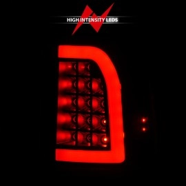Anzo 311377 - C-Bar Style LED Tail Lights (Black Housing, Clear Lens)