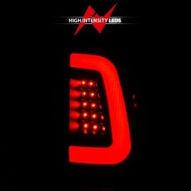 Anzo 311379 - C-Bar Style LED Tail Lights (Black Housing, Smoke Lens)