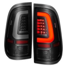Anzo 311379 - C-Bar Style LED Tail Lights (Black Housing, Smoke Lens)