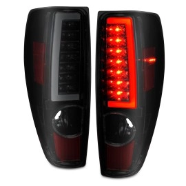 Anzo 311383 - C-Bar Style LED Tail Lights (Black Housing, Smoke Lens)