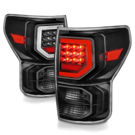 Anzo 311386 - Plank Style LED Tail Lights (Black Housing, Clear Lens)