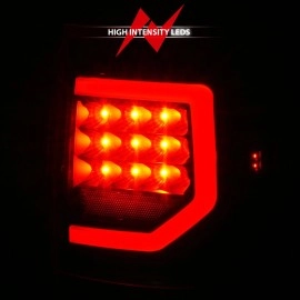 Anzo 311386 - Plank Style LED Tail Lights (Black Housing, Clear Lens)