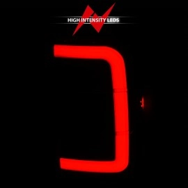 Anzo 311391 - C-Bar Style LED Tail Lights (Black Housing, Smoke Lens)