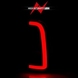 Anzo 311411 - Light Bar Style LED Tail Lights (Black Housing, Clear Lens)