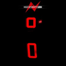 Anzo 311414 - LED Tail Lights w/ Sequential Turn Signal (Black Housing, Clear Lens)