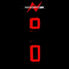 Anzo 311419 - LED Tail Lights w/ Sequential Turn Signal (Chrome Housing, Clear / Red Lens)