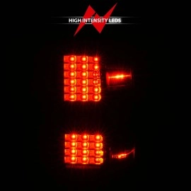 Anzo 311423 - LED Tail Lights (Black Housing, Clear Lens)