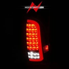 Anzo 311427 - Bar Style LED Tail Lights w/ Sequential Turn Signal (Black Housing, Clear Lens)