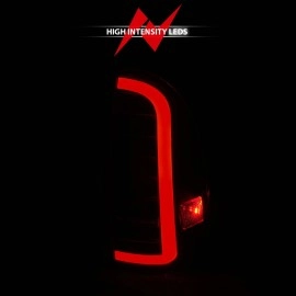 Anzo 311428 - Bar Style LED Tail Lights w/ Sequential Turn Signal (Black Housing, Smoke Lens)
