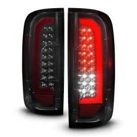 Anzo 311433 - Light Bar Style LED Tail Lights (Black Housing, Smoke Lens)
