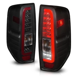 Anzo 311444 - C-Bar Style LED Tail Lights (Black Housing, Smoke Lens)