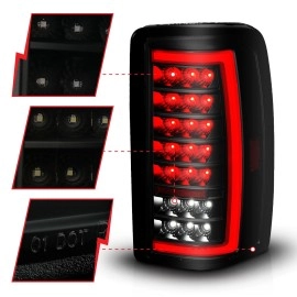 Anzo 311449 - Bar Style LED Tail Lights (Black Housing, Smoke Lens)