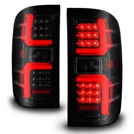 Anzo 311451 - LED Tail Lights w/ Sequential Turn Signal (Black Housing, Smoke Lens)