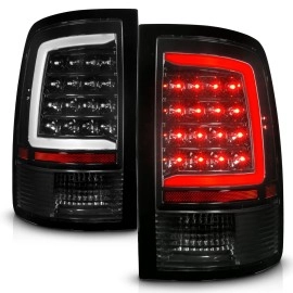 Anzo 311452 - LED Tail Lights w/ Sequential Turn Signal (Black Housing, Clear Lens)