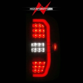 Anzo 311465 - C-Bar Style LED Tail Lights w/ Sequential Turn Signal (Black Housing, Smoke Lens)