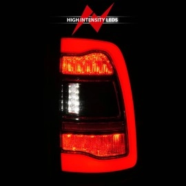 Anzo 311469 - LED Tail Lights w/ Sequential Turn Signal (Black Housing, Clear Lens)