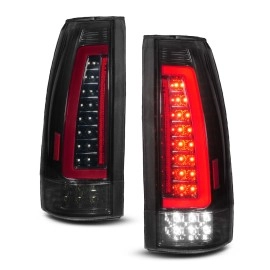 Anzo 311486 - LED Tail Lights w/ Sequential Turn Signal (Black Housing, Smoke Lens)