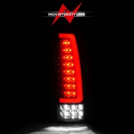 Anzo 311486 - LED Tail Lights w/ Sequential Turn Signal (Black Housing, Smoke Lens)