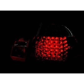 Anzo 321004 - LED Tail Lights (Chrome Housing, Clear / Red Lens)