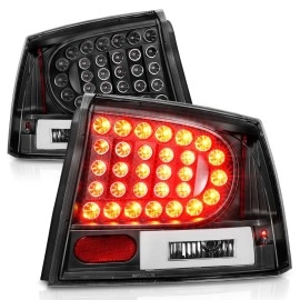 Anzo 321014 - LED Tail Lights (Black Housing, Clear Lens)