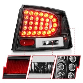 Anzo 321014 - LED Tail Lights (Black Housing, Clear Lens)