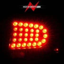Anzo 321014 - LED Tail Lights (Black Housing, Clear Lens)