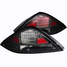 Anzo 321029 - LED Tail Lights (Black Housing, Clear Lens)