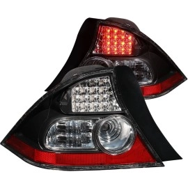 Anzo 321035 - LED Tail Lights (Black Housing, Clear Lens)