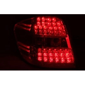 Anzo 321053 - LED Tail Lights (Chrome Housing, Clear / Red Lens)