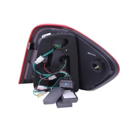 Anzo 321053 - LED Tail Lights (Chrome Housing, Clear / Red Lens)