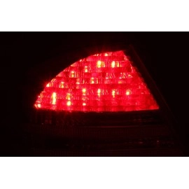 Anzo 321055 - LED Tail Lights (Chrome Housing, Clear / Red Lens)