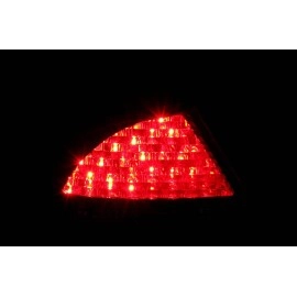 Anzo 321122 - LED Tail Lights (Chrome Housing, Red / Smoke Lens)