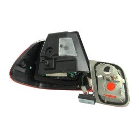 Anzo 321123 - LED Tail Lights (Chrome Housing, Red / Smoke Lens)