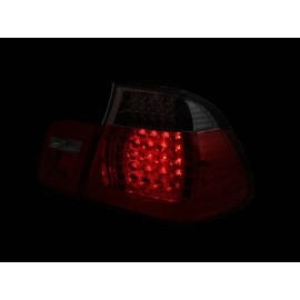 Anzo 321123 - LED Tail Lights (Chrome Housing, Red / Smoke Lens)