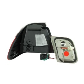 Anzo 321126 - LED Tail Lights (Chrome Housing, Red / Smoke Lens)