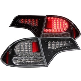 Anzo 321152 - LED Tail Lights (Black Housing, Clear Lens)