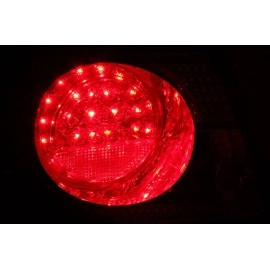 Anzo 321190 - LED Tail Lights (Chrome Housing, Clear / Red Lens)