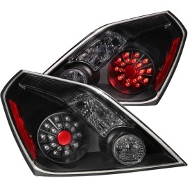 Anzo 321194 - LED Tail Lights (Black Housing, Clear Lens)